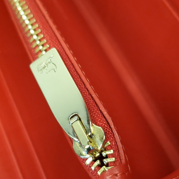 CHRISTIAN LOUBOUTIN studded gold leather wallet - Picture 9 of 12